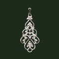 Estampe Boucle d�oreille 1,8x4 cm argent� x1