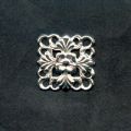 Estampe carr�e 1,5x1,5 cm rhodi� x1