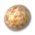 Facette 16 mm Luster Opaque Light Rose/Gold x1