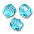 Facettes 3 mm Aquamarine  x50