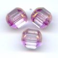 Facetadas Barrocas 6 mm Crystal Bronce x25