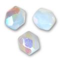 Facetadas 2 mm White Opal AB x50