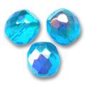 Facettes 10 mm Aquamarine AB x10