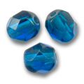 Facettes 3 mm Capri Blue  x50
