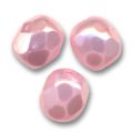 Fire Polished faceted round beads 4mm Rose Pearl x50