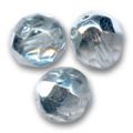 Facettes 10 mm Crystal Argent x10