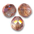 Facettes 10 mm Crystal Capri Gold x10