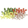 Assortiment de feuilles en feutrine Automne x8