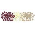 Assortiment design en feutrine Bordeaux/Beige/Ivoire x6