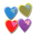Assortiment de coeurs autocollants 40 mm x4