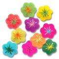 Assortiment de fleurs autocollantes 20 mm x10
