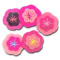 Cama�eu de fleurs autocollantes 35 mm Rose x5