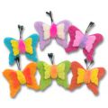 Assortiment de papillons autocollants 25x30 mm x6