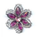 Flor 27 mm Amethyst/Light Rose x1