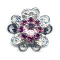 Ronde 17 mm Amethyst/Violet x1
