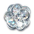 Flor 17 mm Crystal x1