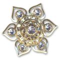 Flor 29 mm Provence/Crystal/Greige x1