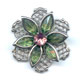 Flor 27 mm Erinite/Light Rose x1
