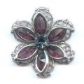 Flor 27 mm Amethyst/Montana x1