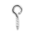 Oeillets avec anneaux 5 mm argent� x5