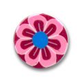 Palets Fimo 10x4 mm rouge/rose x15