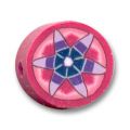 Palets Fimo 10x4 mm fuschia/violet x15