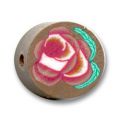 Palets Fimo 10x4 mm marron x15