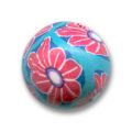 Rondes Fimo 10 mm bleu/rouge x10