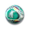 Rondes Fimo 10 mm vert x10