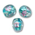 Olive 14x13 mm Turquoise x1