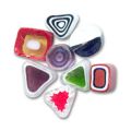 Assortiment de millefiori Murano Design 8-12 mm x 50g