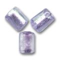 Cylindres Feuille d'Argent 10x8 mm Alexandrite x4