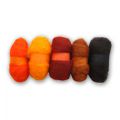 Assortiment de laine � feutrer Orange