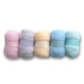 Assortiment de laine � feutrer coloris pastels