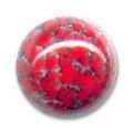 Cabochon artisanal 20 mm Matrix Coquelicot
