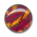 Cabochon artisanal 25 mm Topaz/Ruby