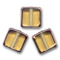 Carr� d�cor cuivr� 10 mm Light Topaz