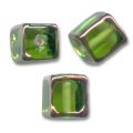 Cube d�cor cuivr� 10 mm Olivine