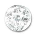 Donuts feuille d'argent 26 mm Crystal