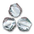 Hexagone d�cor cuivr� 14x10 mm Crystal