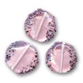 Hexagone d�cor cuivr� 14x10 mm Rosaline