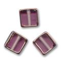 Carr� d�cor cuivr� 10 mm Amethyst