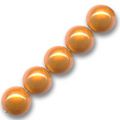 Perles Magiques 10 mm Orang� x10
