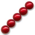 Perles Magiques 12 mm Rouge x5