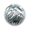 Perles aluminium  6 mm Argent� x15