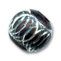 Perles aluminium  6 mm Noir x15
