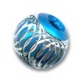 Perles aluminium  6 mm Turquoise x15
