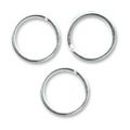 Anneaux ouverts 10x1 mm en Argent 925 x10