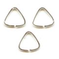 Anneaux ouverts triangulaires 8x8x0.8 mm en Argent 925 x10