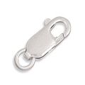 Fermoir mousqueton 12 mm en Argent 925